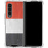 Yemen Flag Distressed Galaxy Z Fold4 5G Clear Case
